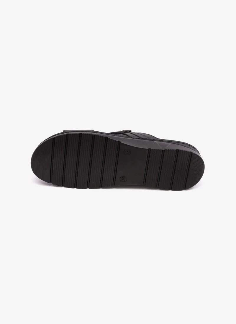 Comfort Plus COMFORT PLUS ELEGANT TRIM LADIES SANDAL BLACK
