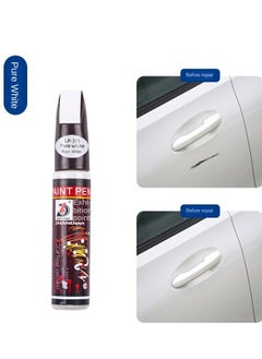4Pcs Fill Paint Pen Car Scratch Repair Black Touch Up Paint Special-purpose Paint Touch-up Pen Multi-color Optional for Various Cars (white, black)