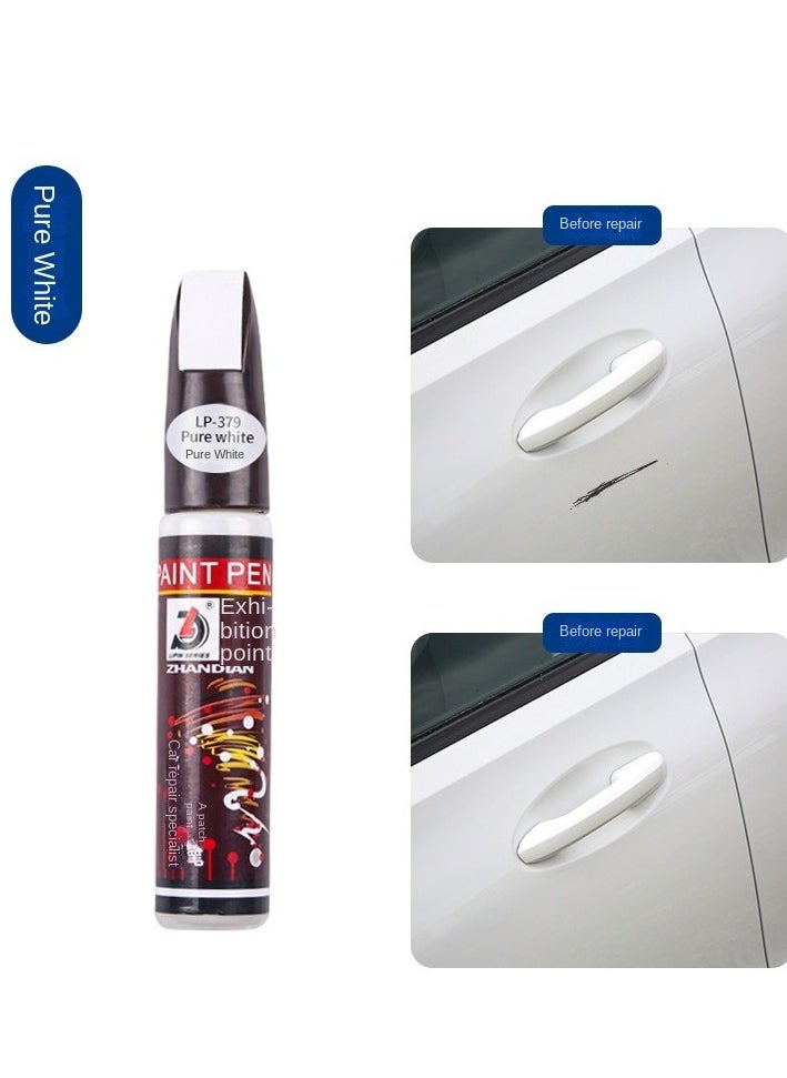 Generic - 4Pcs Fill Paint Pen Car Scratch Repair Black Touch Up Paint Special-purpose Paint Touch-up Pen Multi-color Optional for Various Cars (white, black) - Image 1
