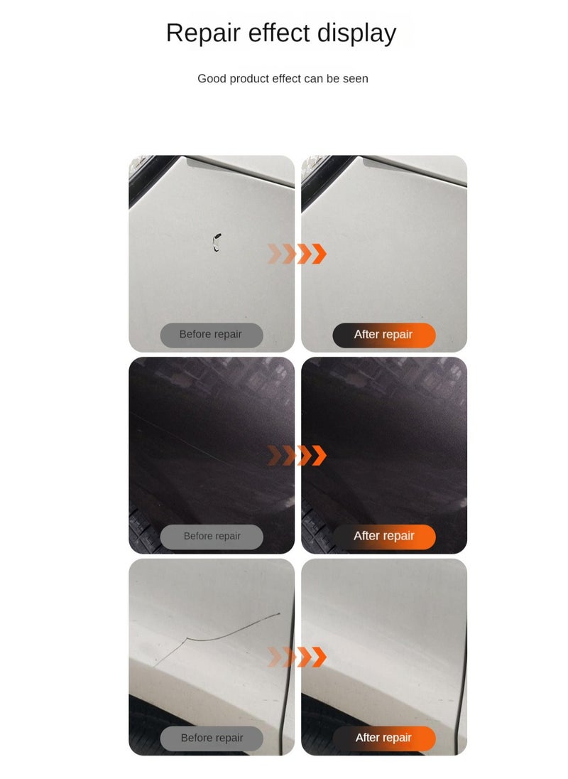 Generic - 4Pcs Fill Paint Pen Car Scratch Repair Black Touch Up Paint Special-purpose Paint Touch-up Pen Multi-color Optional for Various Cars (white, black) - Image 1