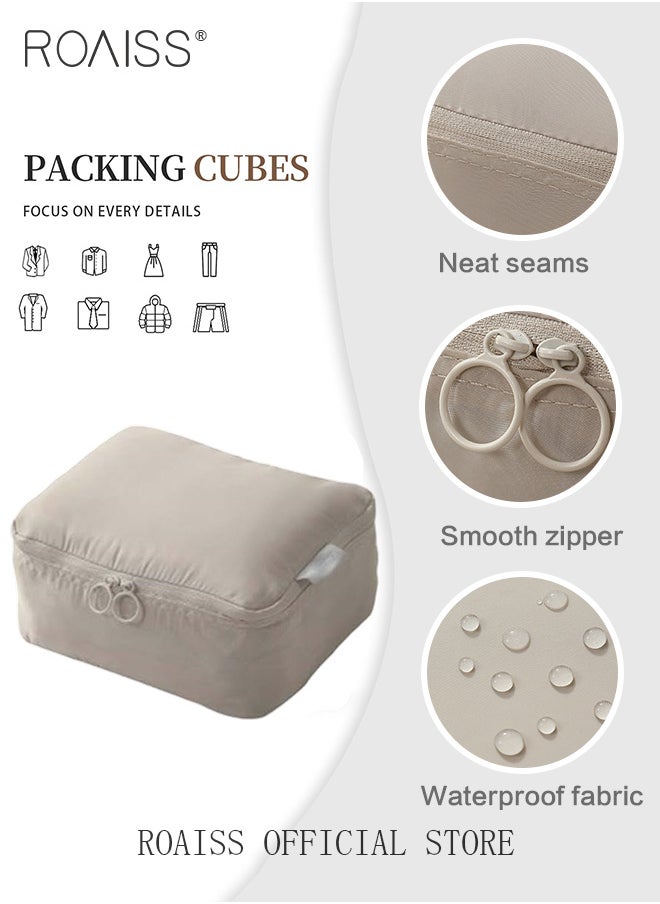 6 Pcs Compression Packing Cubes for Men and Women Lightweight Travel Luggage Organizer for Clothes Shoes Toiletries or Accessories Large Capacity Moisture Proof Storage Bags for Carry on Suitcases - pzsku/ZF82FD5F46832C3CBA32BZ/45/_/1710999093/f275f015-d9e9-49c3-8adc-ee24ab9cc7be