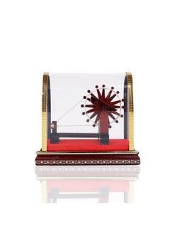 RainSound RainSound Wooden Charkha Acrylic Showpiece (10.5 x 8.5 x 6.5, Brown)  - Image 1