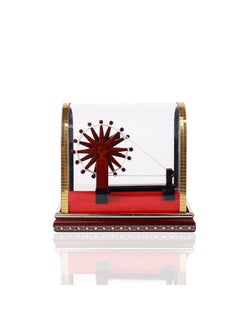 RainSound RainSound Wooden Charkha Acrylic Showpiece (10.5 x 8.5 x 6.5, Brown)  - Image 2