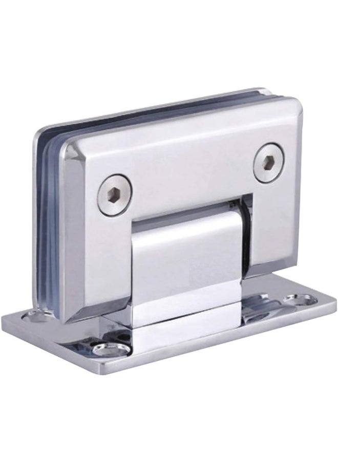 Royal Apex Heavy Duty 90 Degree Glass Door Cupboard Showcase Cabinet Clamp Glass Shower Doors Hinge Wall-To-Glass With Zinc, Chrome - Image 1