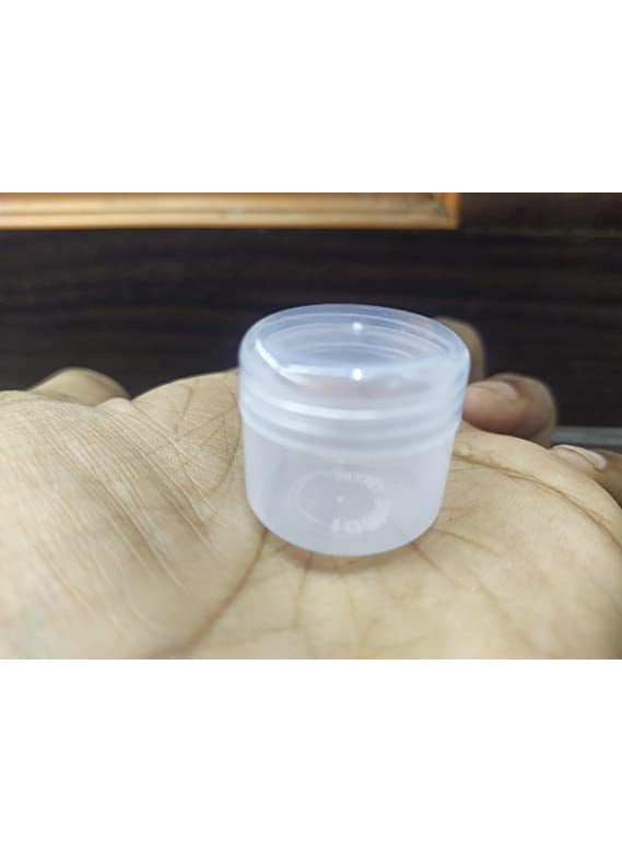 PMW - pmw - 24Pcs 10g/ml Cosmetic Empty Jar Pot Eyeshadow Makeup Face Cream Container Transparent - Mini Dabbi - Image 1