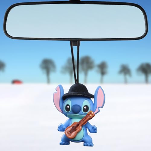 WYJS Anime Car Swing Ornament Decoration Mirror Hanging Interior Accessories for Car Rear View Mirror Gardening Hanging D - Image 1