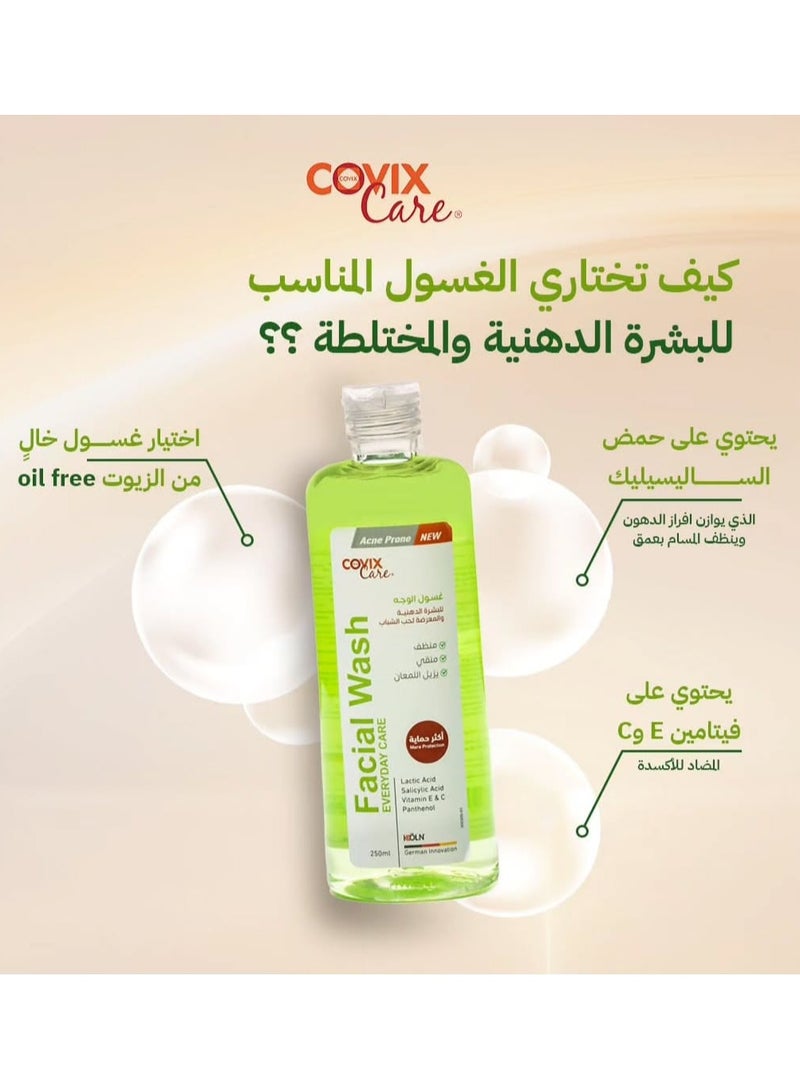 Covix Care Facial Wash for Oily Skin & Acne - 250 ml - Image 3