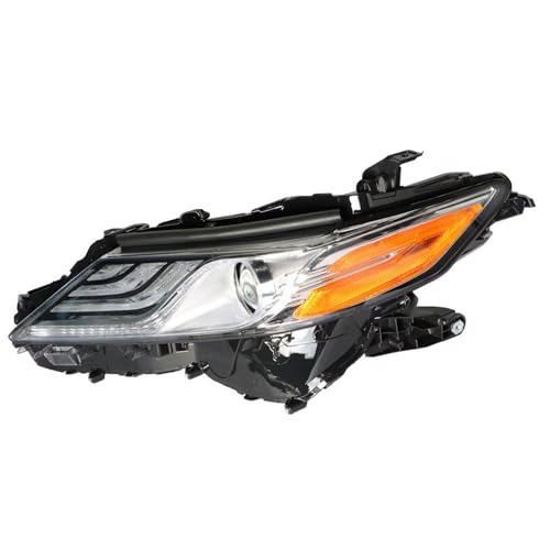 TJHSM Headlight Black Housing Assembly Clear Lens Headlights Left Side Replacement for 2018 2019 2020 Camry XLE/XSE - Image 2
