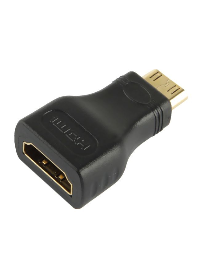 نيبمينينت محول من HDMI Type A أنثى إلى مايكرو D ذكر أسود/ذهبي - Image 1