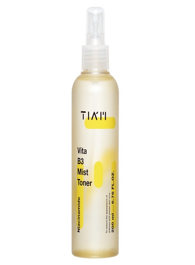TIA'M TIAM Vita B3 Mist Toner, Lightweight Prep Step for Skin Hydration, Absorption Boost, Texture Smoothing and Tone Balance, Daily Facial Care for All Skin Types 6.76 fl oz - Image 1