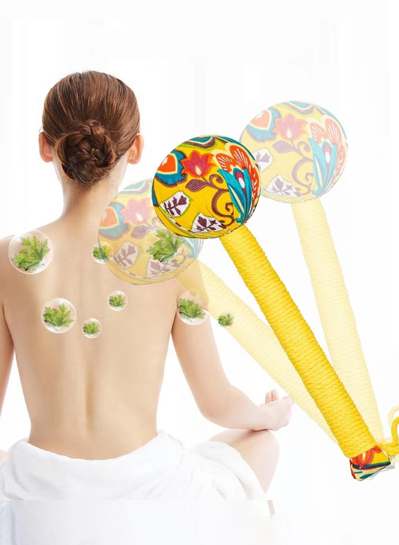 BEIRUI Neck Massager, Acupuncture Hammer Tool Massager Massager, Wooden Back Stick, Health Massage Hammer, Health Meridian Massage Hammer, Full Body Relaxation Massager - Image 3