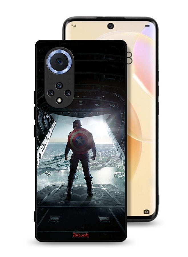Tolwak Huawei nova 9 Protective Case Cover Portrait Display Captain America - Image 1