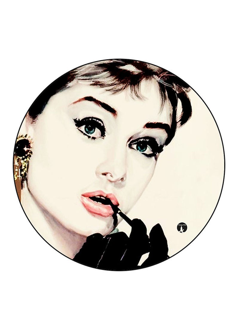 RKN Audrey Hepburn Printed Mouse Pad  Multicolour