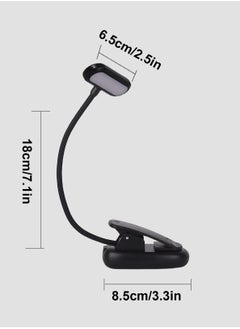 LOOPITYS Book Light,LOOPITYS Reading Book Clip Light, 9 Modes, LED Clip Reading Light, Eye-Care USB Rechargeable Reading Lamp for Kids, Flexible Clip-on Book Light for Reading in Bed，desk lamp  - Image 5