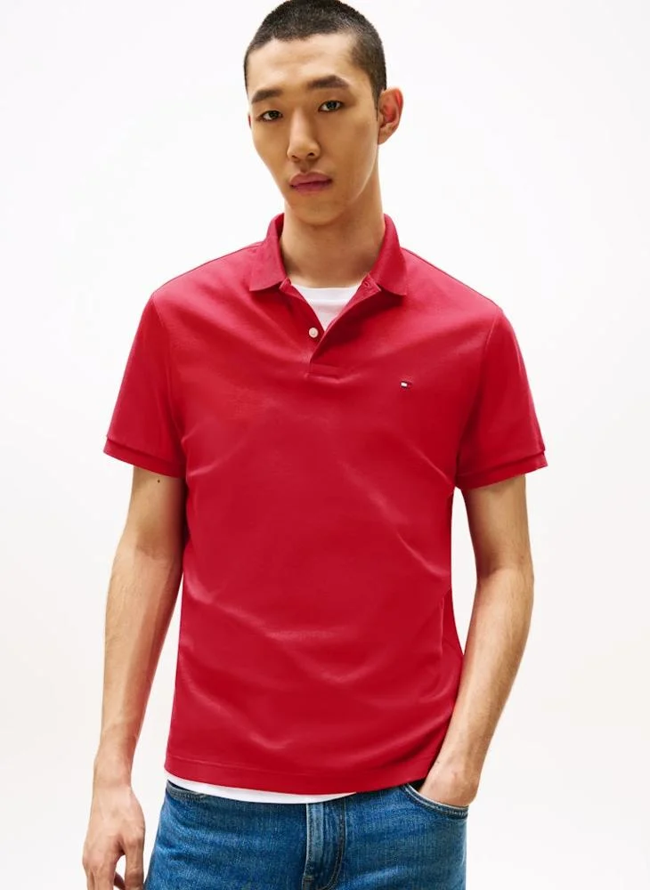 TOMMY HILFIGER Logo Print Polo Shirt