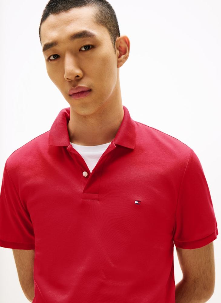 TOMMY HILFIGER Regular Fit Flag Embroidery Polo Shirt - Image 3