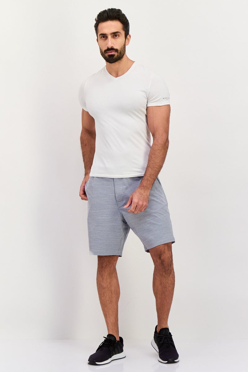 Tailorbyrd Men Sportswear Fit Golf Shorts, Grey - Image 4