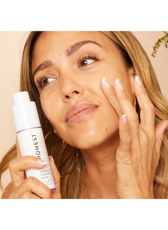 Honest Beauty - Honestly Pure Retinyl Serum with Retinyl Linoleat to help reduce the appearance of fine lines + wrinkles | Dermatologist Tested | Vegan + Cruelty Free | 1 Fl. Oz. - Image 1