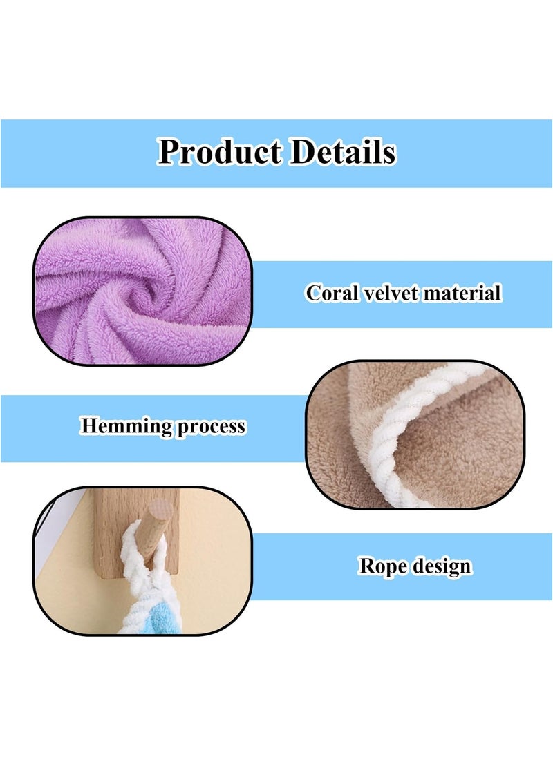 SYOSI Baby Flannel Wash Face Cloths, 5 Pack Reusable Muslin Cloths for Baby, Super Soft and Gentle on Skin, for Babies and Adults Wipeing and Well Great Face Wash Remove Makeup Remove Dirt 30 * 30cm  - Image 3