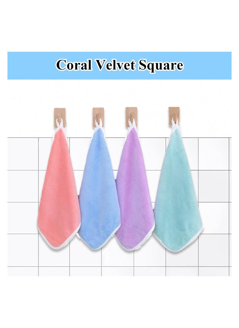 SYOSI Baby Flannel Wash Face Cloths, 5 Pack Reusable Muslin Cloths for Baby, Super Soft and Gentle on Skin, for Babies and Adults Wipeing and Well Great Face Wash Remove Makeup Remove Dirt 30 * 30cm  - Image 2