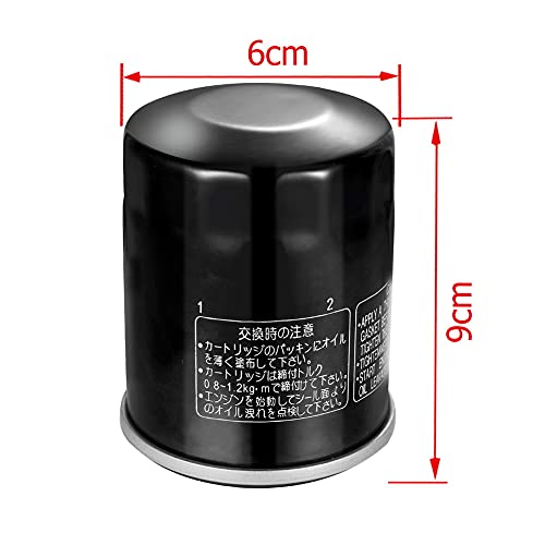 Deflife 2540086 Oil Filter Replacement for 2004-2018 Polaris RZR Ranger 570-1000 General 1000 ACE 900 ATV/Snowmobile # 2540122,2540006 - Image 4