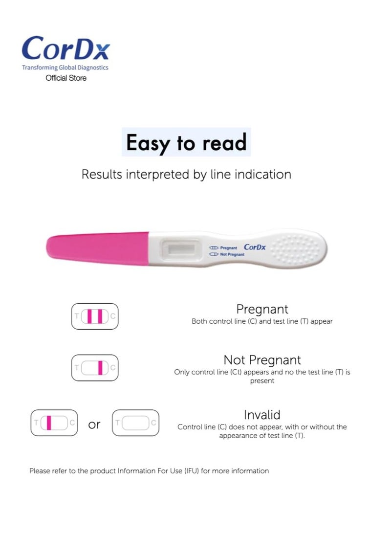 CORDX - Cordx Pregnancy Test Midstream (FDA Approved) - Image 1