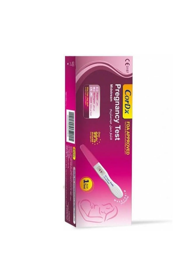 CORDX - Cordx Pregnancy Test Midstream (FDA Approved) - Image 1
