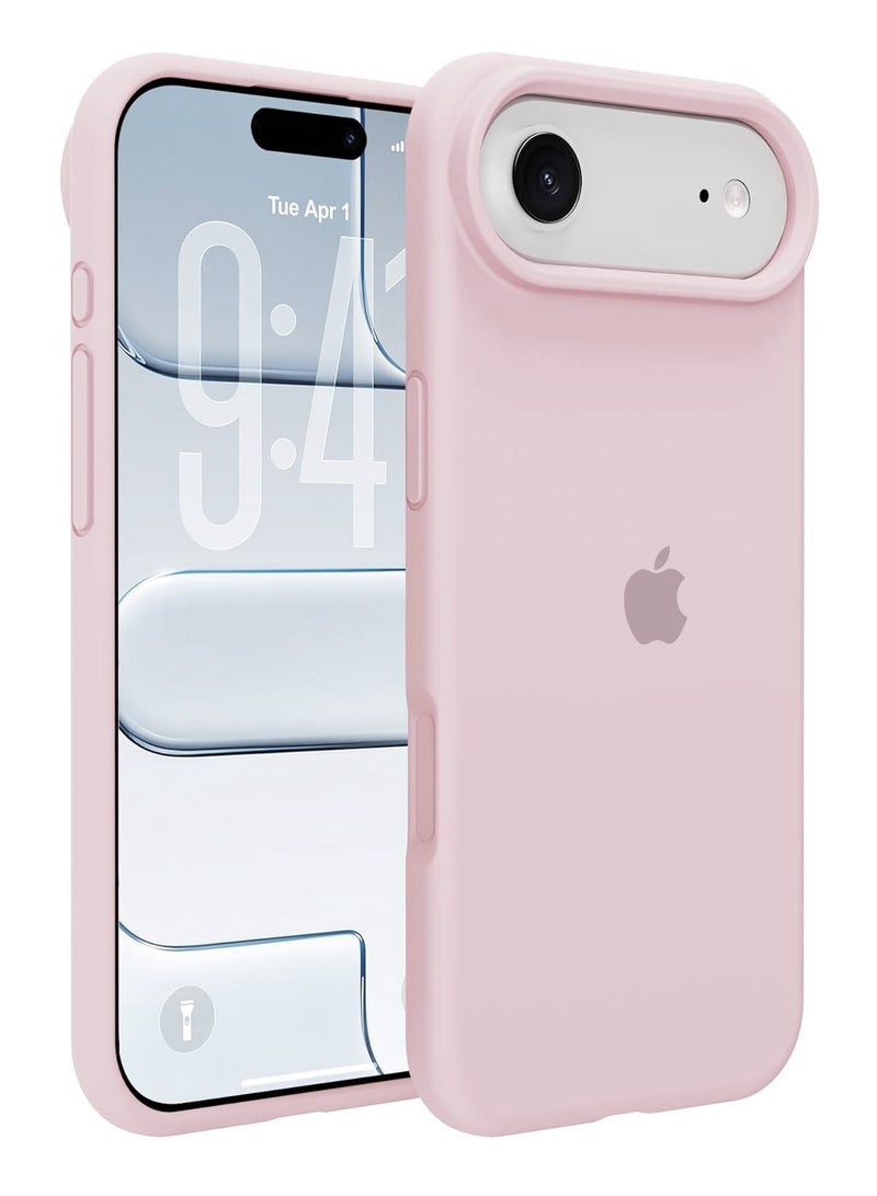 حافظة هاتف iPhone 17 Air من السيليكون الناعم السائل لهاتف iPhone 17 Air مع بطانة داخلية من الألياف الدقيقة حافظة هاتف واقية مضادة للصدمات لهاتف iPhone 17 Air 6.5 بوصة - Image 1