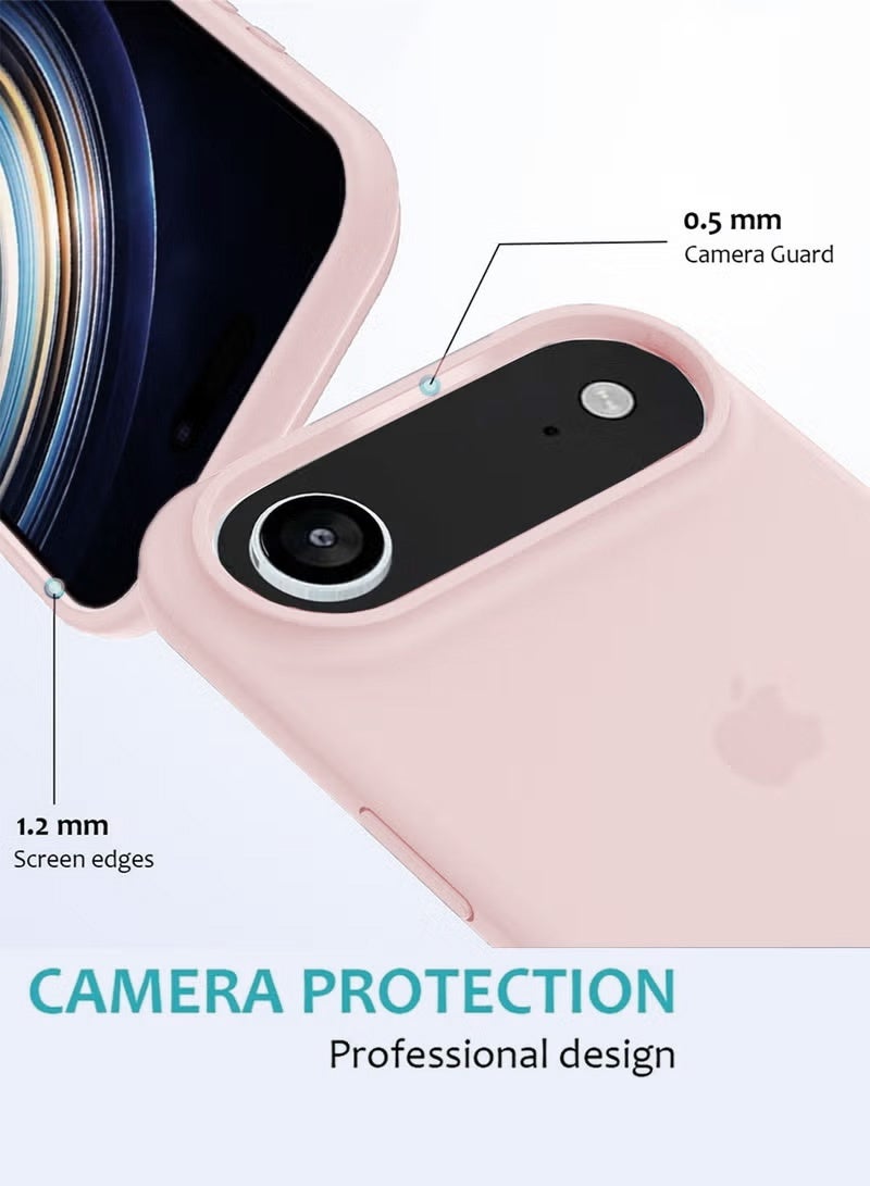 حافظة هاتف iPhone 17 Air من السيليكون الناعم السائل لهاتف iPhone 17 Air مع بطانة داخلية من الألياف الدقيقة حافظة هاتف واقية مضادة للصدمات لهاتف iPhone 17 Air 6.5 بوصة - Image 5