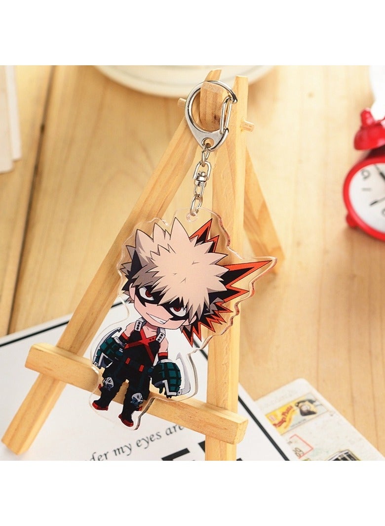 سلسلة مفاتيح أنيمي ماي هيرو أكاديميا شفافة أكاديمية بطلي - Image 2