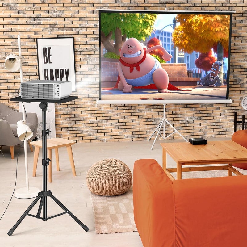 Facilife Projector Stand Tripod - Laptop Tripod Projector Stand Adjustable Height 22 to 47 Inch, Projector Tripod Stand, Tripod for Porjector, Projector Stand for Outdoor Movies - Image 2