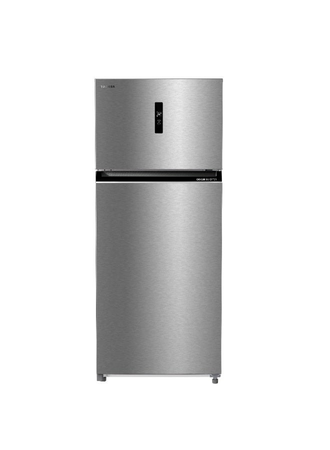 Toshiba Refrigerator GR-RT702WE-PMN(57) Origin Inverter, Multi-Air Flow, Mega Ice, Pure Bio, Cooling Zone, Electronic temperature control, LED light, 535 Liters, Silver 6221284015915 silver - Image 1