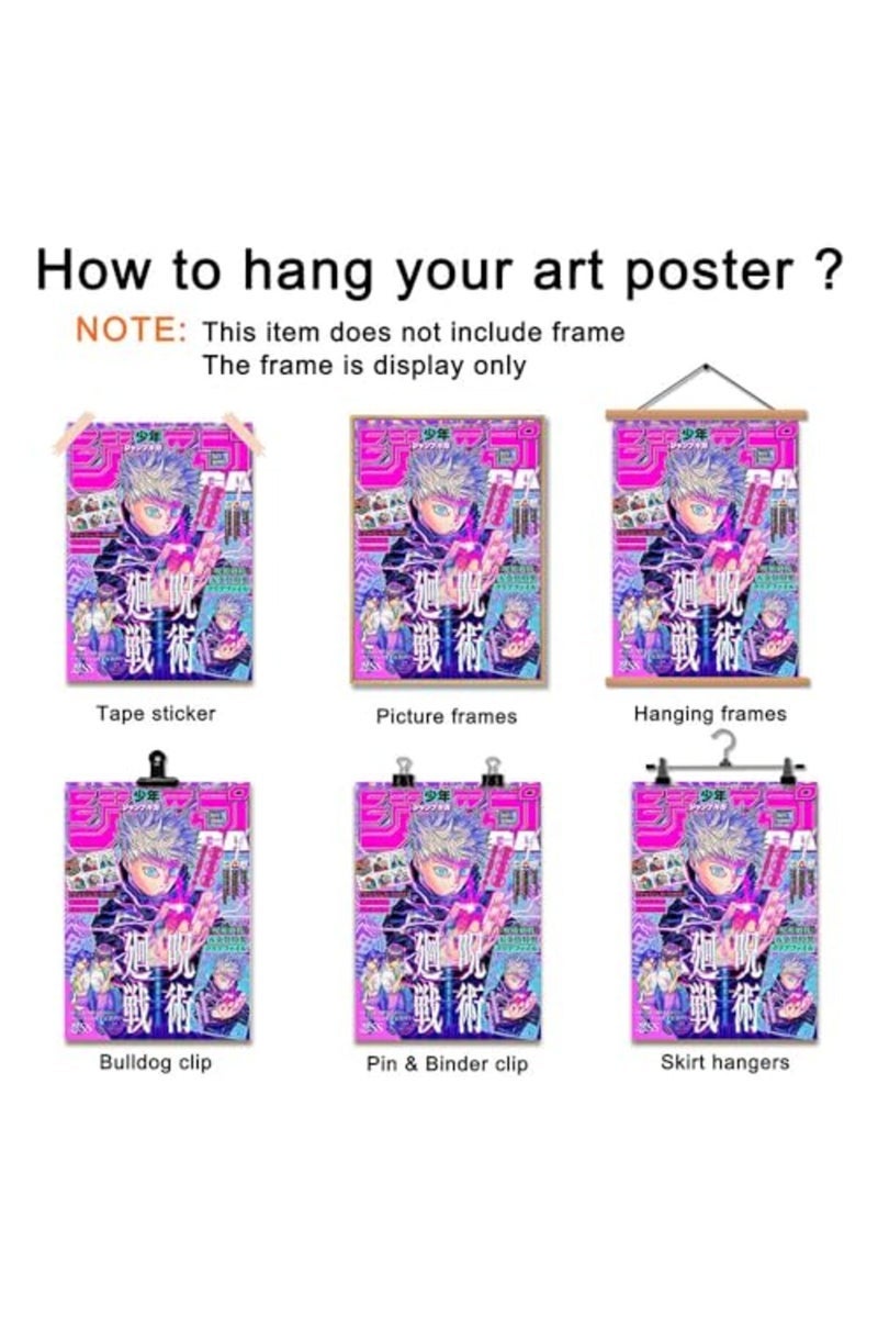 ARS Animation Poster Jjk Wall Art Canvas Print Cartoon Posters for Bedroom Living Room Wall Decor (Unframed,) - Image 3