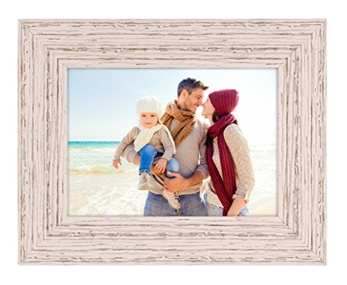 Kiera Grace Maya Weathered Beachwood Picture Frame, 5 x 7 inches, White - Image 5
