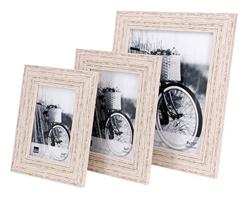Kiera Grace Maya Weathered Beachwood Picture Frame, 5 x 7 inches, White - Image 4