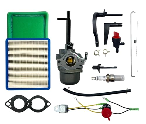 Dosens 591378 Carburetor Compatible for 10 Hp 697978 796321 696132 696133 796322 694952 6250 Nikki 695115 030430 695114 Coleman Powermate 5000 6250 Storm Responder 5500 Troy Bilt 204412-0147E1 Carb - Image 2