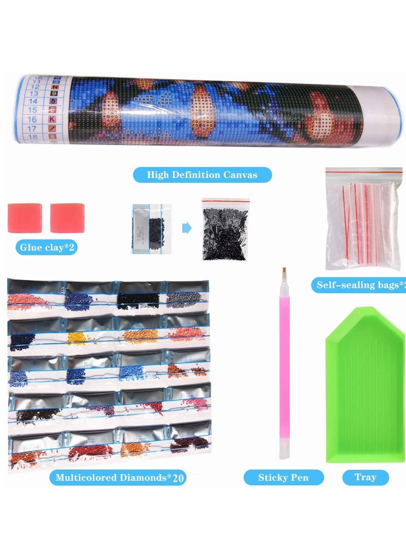 DIY Diamond Painting Kits Painting by Numbers for Adults, Full Drill 5D Diamond Art Kit for Children's Gift Crystal Art for Home Decor - Image 5