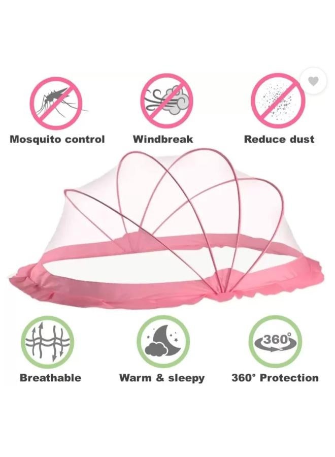 Full Cover Anti-Mosquito Sunscreen Cover Children's Foldable Bottomless Mosquito Net - Image 4
