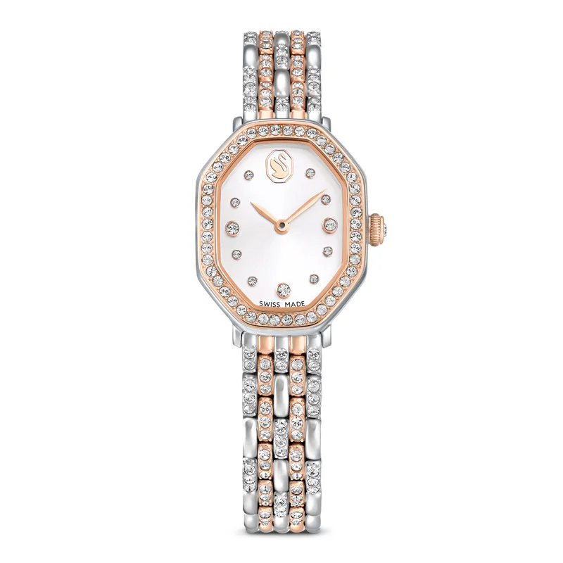 سواروفسكي Dextera Octagon Steel Strap Analog Watch