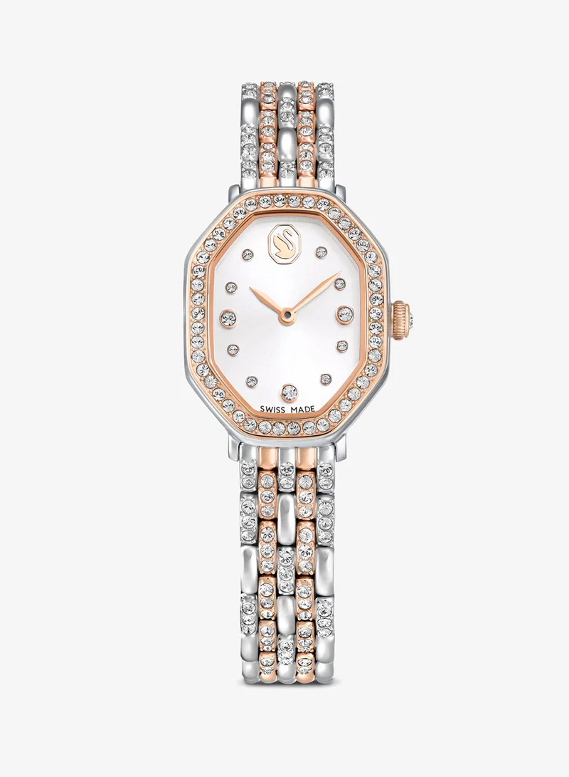 Dextera Octagon Steel Strap Analog Watch