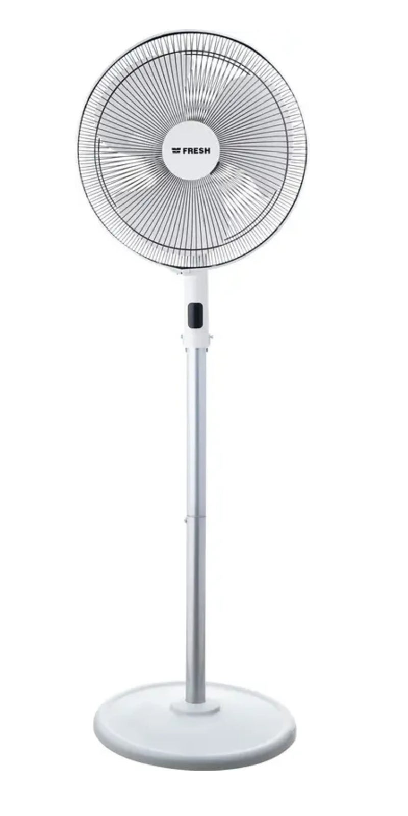 Fresh Richie Fresh Stand Fan, 16 inches, 3 blades, 3 speeds - White - Image 1