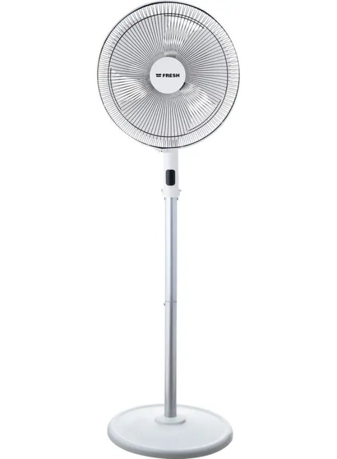 Fresh Richie Fresh Stand Fan, 16 inches, 3 blades, 3 speeds - White - Image 2
