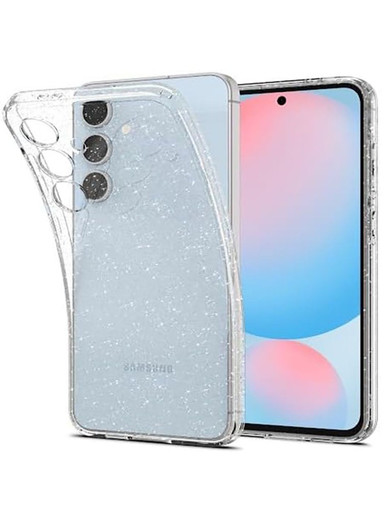 Spigen Liquid Crystal Glitter for Samsung Galaxy S24 FE Case Cover - Crystal Quartz 