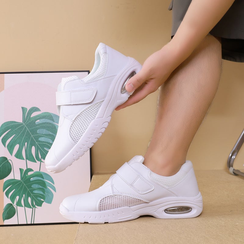 Women'S White Soft Bottom Breathable Non-Tired Foot Non-Slip Deodorant Comfortable Flat Bottom Work Medical Shoes - Image 5