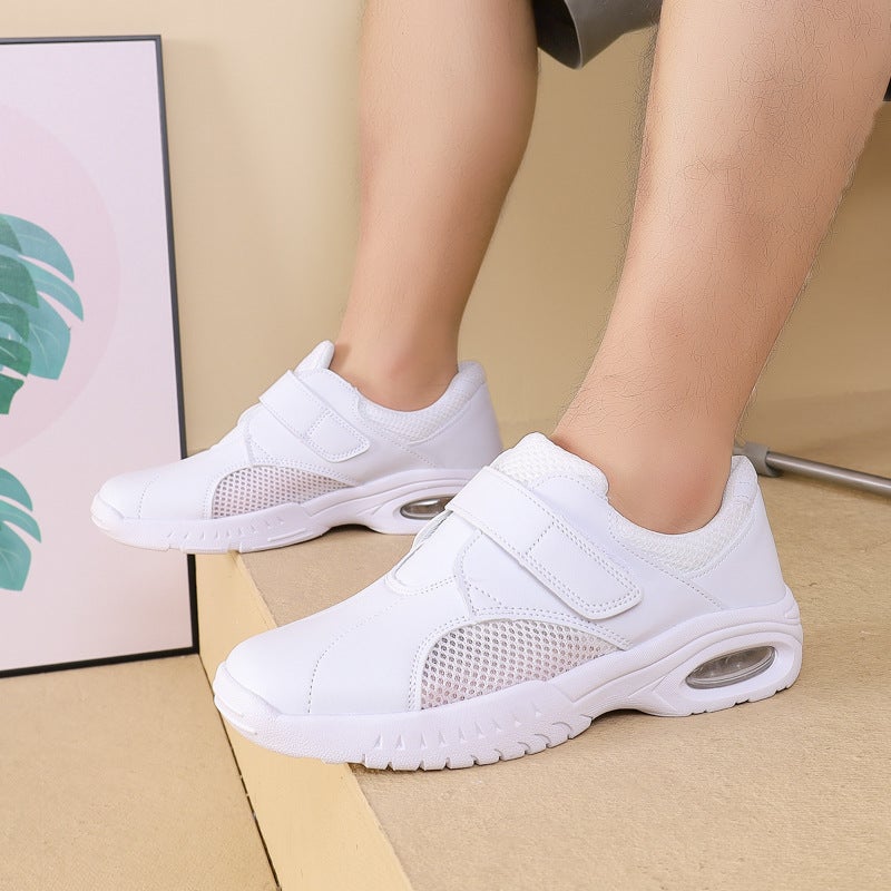Women'S White Soft Bottom Breathable Non-Tired Foot Non-Slip Deodorant Comfortable Flat Bottom Work Medical Shoes - Image 1