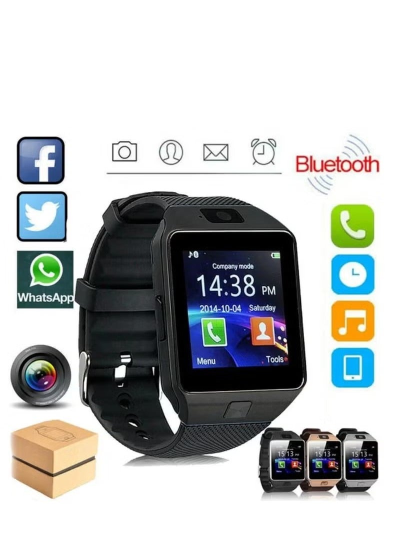 Digital Touch Screen Smart Watch Bracelet Camera Bluetooth Wrist Watch SIM Card Smart Watch - Image 1