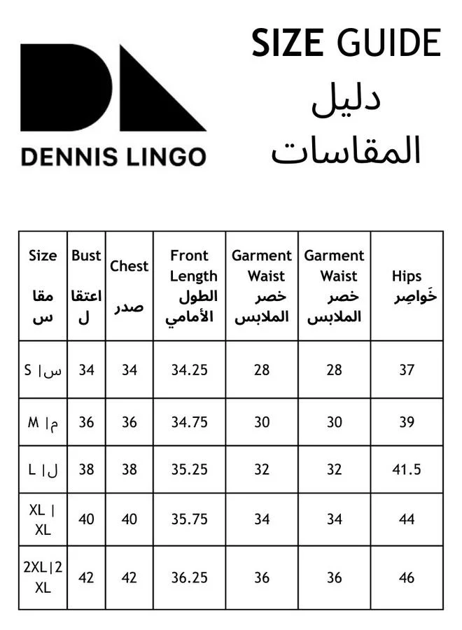 Dennis Lingo  Women'S Black Beauty 100% Cotton Embroidered Knee Length Shirt Regular Fit Dress for Women | Best Price UAE