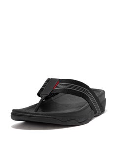 FitFlop Fitflop Mens Surfer Stripe Toe Post EZ5-090  Black  - Image 2
