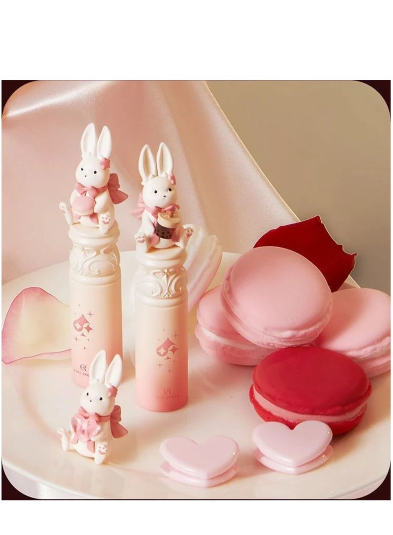 Cute Rumor Wonderland Tea Party Series White Rabbit Velvet Finish Liquid Lipstick - Image 2