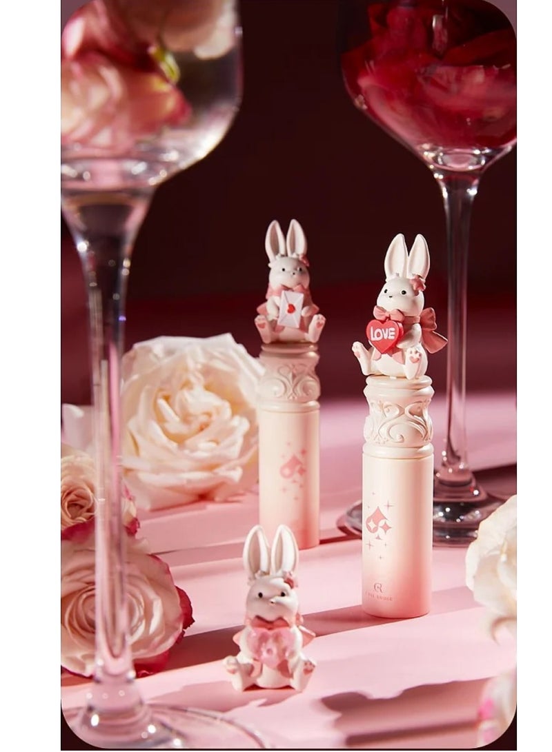 Cute Rumor Wonderland Tea Party Series White Rabbit Velvet Finish Liquid Lipstick - Image 3